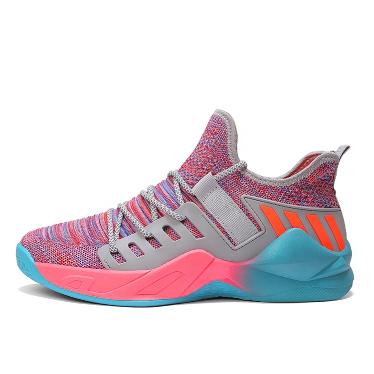 New Designer Hot Sale OEM Basketball Shoes Box EVA MD Rubber Top Level Top Grade Knit Custom Shoes Men Casual Sneaker